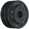 Browning 2VP62X 1 3/8 Variable Pitch Sheave, 2 Groove, Finished Bore, Cast Iron Sheave, for 4L or A, 5L or B, 5V Section Belt