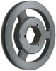 Browning 1B5V90 Split Taper Sheave, Cast Iron, 1 Groove, A, B or 5V Belt, Uses B Bushing