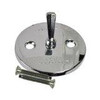 Pfister 960-041A  19 Series Bathtub Drain Overflow Plate Sub Assembly with Screws, Polished Chrome