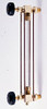 CONBRACO 20-351-00 Industries, Inc. 2035100 1/2" Square Pattern Bronze Water Gauge, 5/8" x 12", Composition