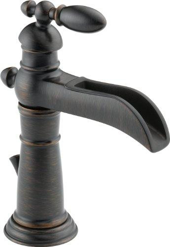 Delta 554LF-RB Faucet Victorian Single Handle Single Hole Waterfall ...