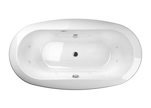 Jacuzzi Modena 6636 Freestanding Whirlpool Chroma Whisper+ White/White