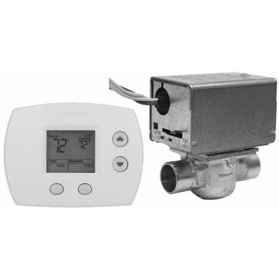 Honeywell V8043A1227 Zone Valve Builder Pack with TH5110 Thermostat - /U Y496E-c5