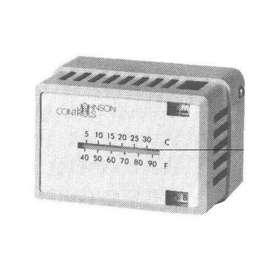 Johnson Controls T-4000-3142 Pneumatic Thermostat Cover, White