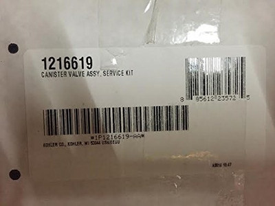 Kohler 1216619 CANISTER VLV ASSY SERV KIT COMPANY