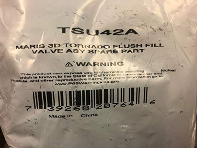 TOTO TSU42A MARIS 3D TORNADO FLUSH FILL VALVE ASY SPARE PART