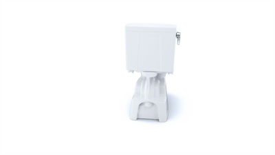 Toto CST474CUFRG01 CST474CUFRG#01 1.0-GPF Vespin II 1G High-Efficiency Toilet, with SanaGloss and Right Hand Trip lever (2 Piece), Cotton