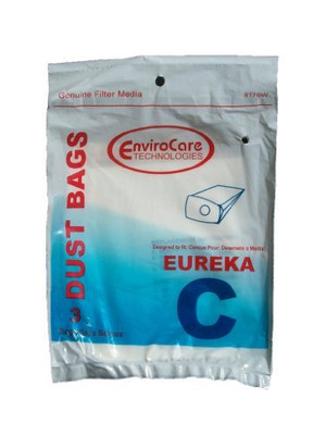 Eureka Replacement ER-1433-9 PAPER BAG, EUR STYLE C MICRO ENV 9PK