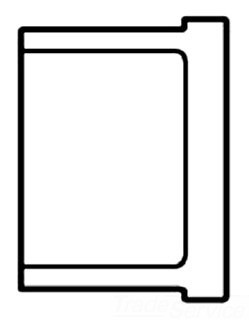 849-020 2in SXS PLUG PVC SCH-80 SPEARS MFG. CO. 9396