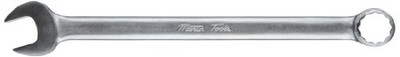 Martin Sprocket & Gear MRT1173 Martin Forged Alloy Steel 1-1/4" Opening Offset 15 Degree Angle Long Pattern Combination Wrench, 12 Points, 17-3/16" Overall Length, Chrome Finish