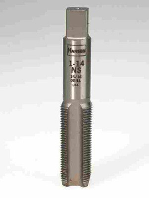 Vise Grip HAN1467 Hanson 1467 High Carbon Steel Machine Screw Fractional Plug Tap 1"-14 NS