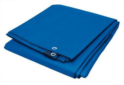 WILMAR WLMW6002 Performance Tool W6002 Reinforced Waterproof Multi Purpose Blue Tarp, 6mil, 6 feet x 8 feet