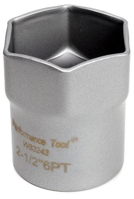 WILMAR WLMW83243 Performance Tool W83243 1/2" Drive Hex Lock Nut Socket, 2-1/2"