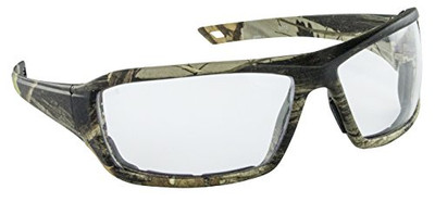 SAS Safety SAS-5550-01 CAMO Safety Glasses with Clear Lens, Dry Forest.