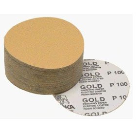 Mirka Abrasives MRK-23-379-240 PSA Bulldog Gold 6" Autobox Discs 240 Grit ().