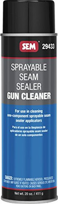 SEM Products SEM-29433 SEM Sprayable Seam Sealer Gun Cleaner, 20 oz..