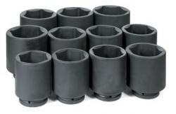 Grey Pneumatic GRY-9011D 1 Dr. 11 Piece Deep Fractional Set 3-1/.