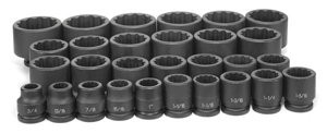 Grey Pneumatic GRY-8129 3/4 DR 12 STANDARD LGTH FR SET.