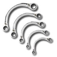 GearWrench KDT-9850 5 Piece Metric Half Moon Double Box Ratcheting Wrench Set.