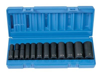Grey Pneumatic GRY-1213D () 3/8" Drive 12-Piece Deep Socket Set.