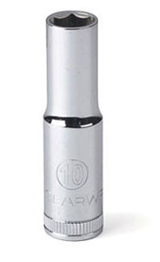 GearWrench KDT-80393S 3/8-Inch Drive 6-Point Mid Length Metric Socket 11mm.