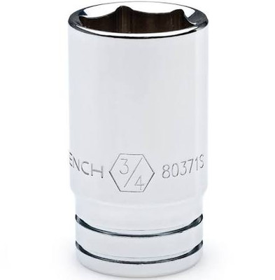 GearWrench KDT-80117S 1/4-Inch Drive 6-Point Mid Length SAE Socket 1/4-Inch.