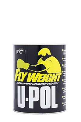 U-POL Products UPL-UP0711 0711 FLYWEIGHT Smooth Metallic Body Filler - 3 Liter.