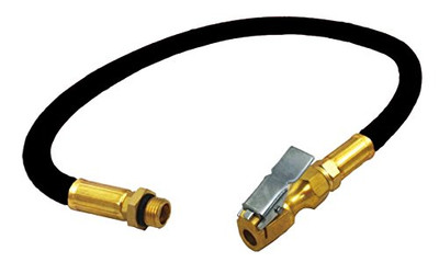 Astro Pneumatic AST-3018HCB Astro Rubber Hose with Fittings & Chuck, Black.