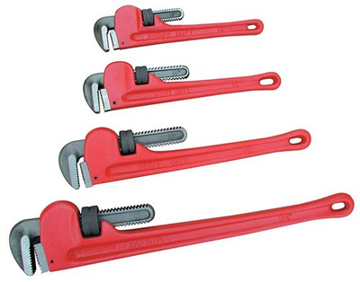 ATD Tools ATD-625 4-Piece Pipe Wrench Set.