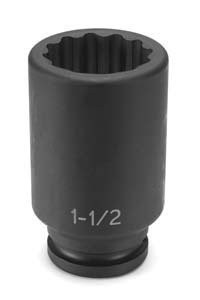 Grey Pneumatic GRY-3148D 3/4 DR 1-1/2 DEEP 12PT.