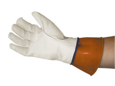 SAS Safety SAS-6468 Leather Protective Over Gloves For Electice Service Gloves, Large.