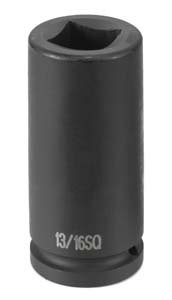 Grey Pneumatic GRY-3313SL 3/4 DR x 13/16 DP Square - 4.