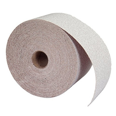 Norton NTN-31681 A275 No-Fil Adalox Abrasive Roll, Paper Backing, Pressure Sensitive Adhesive, Aluminum Oxide, Waterproof, Roll 2-3/4" Width x 45yd Length, Grit 400 (Pack of 1).