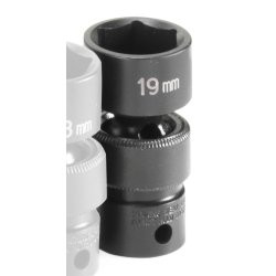Grey Pneumatic GRY-1019UM () 3/8" Drive x 19mm Standard Universal Socket.
