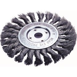 Firepower VCT-1423-2113 Standard Twist Carbon and Stainless Steel Wire Wheel Brush 4-Inch Diameter.