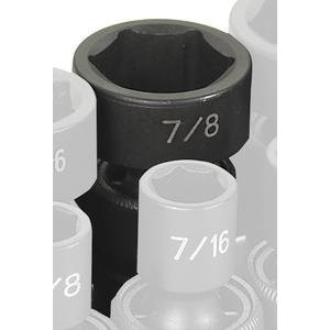 Grey Pneumatic GRY-1028U Soc 7/8 3/8d Imp Univ 6pt Gre.