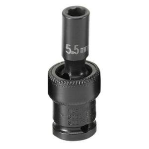 Grey Pneumatic GRY-955UMS SOC 5.5 MM 1/4D IMP UNIV 6PT