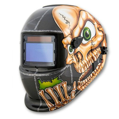 Titan TTN-41279 Shop Iron Solar Powered Auto Darkening Welding Helmet.