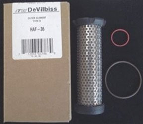 DeVilbiss DEV-HAF36 Filter and O-Ring Kit.