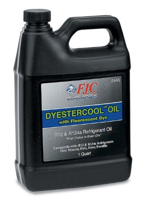FJC FJC-2445 FJC Inc. DyEstercool A/C Refrigerant Oil and Dye - 1 Quart