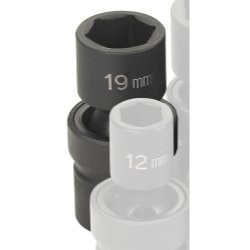 Grey Pneumatic GRY-2019UM 1/2 DR x 19MM STND UNIV.