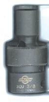 Sunex SUU-312U 3/8" Standard Drive Universal 6 Point Impact Socket 3/8".