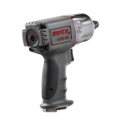 AirCat ACA-1375XL NitroCat 1375-XL 1/2-Inch Mini Composite Air Impact Wrench with Twin Clutch Mechanism.