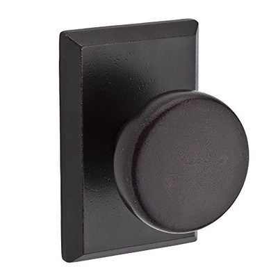 Baldwin PSRUSRSR481  Reserve Passage Rustic with Rustic Square Rose in Dark Bronze Finish.