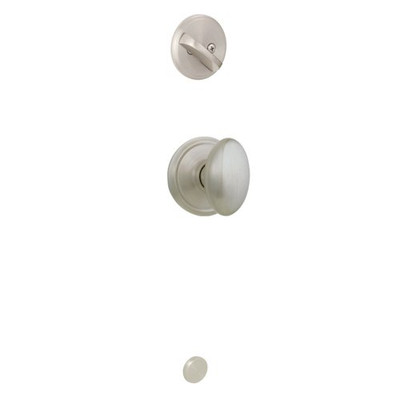 SCHLAGE F59SIE619 F59 SIE 619 Siena Interior Knob with Deadbolt, Satin Nickel (Interior Half Only)