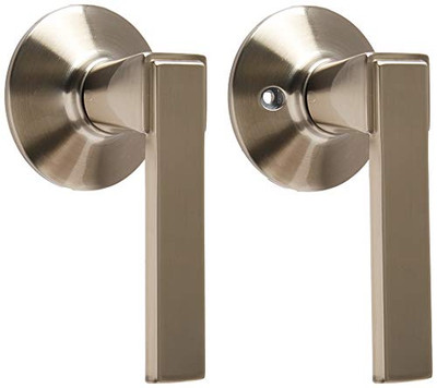 SCHLAGE F10NBK619 F10 Northbrook Passage Lock with 16080 Latch 10027 Strike Satin Nickel Finish