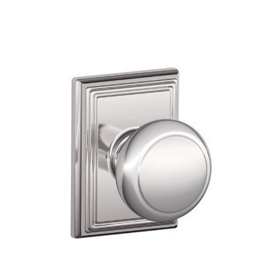 SCHLAGE F10AND625ADD  Addison Collection Andover Passage Knob, Bright Chrome