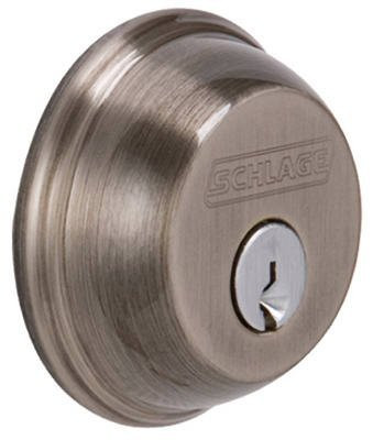 SCHLAGE B60620 Lock B60N620 Pewter Single-Cylinder Deadbolt - Quantity 20
