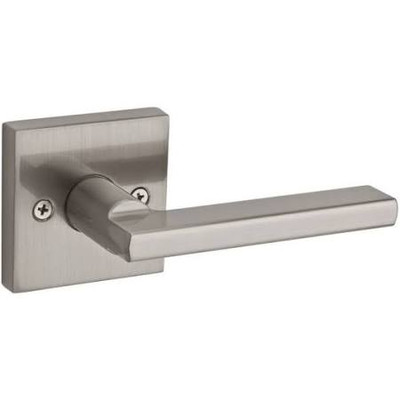 KWIKSET 968HFLSQT-15  Halifax Square Interior Dummy Handleset Trim Satin Nickel Finish