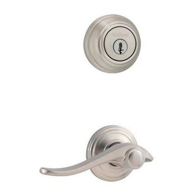 KWIKSET 967AVLRH-15SV1 967AVLRH-15S Right Hand Avalon Interior Double Cylinder Handleset Trim Smart Key Satin Nickel Finish